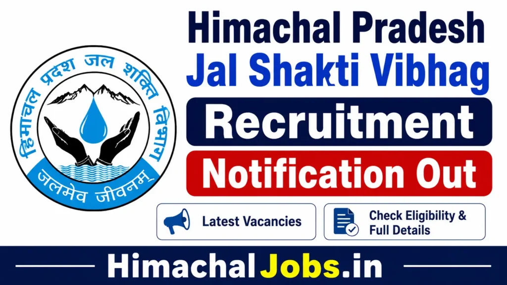 HP Jal Shakti Vibhag Recruitment