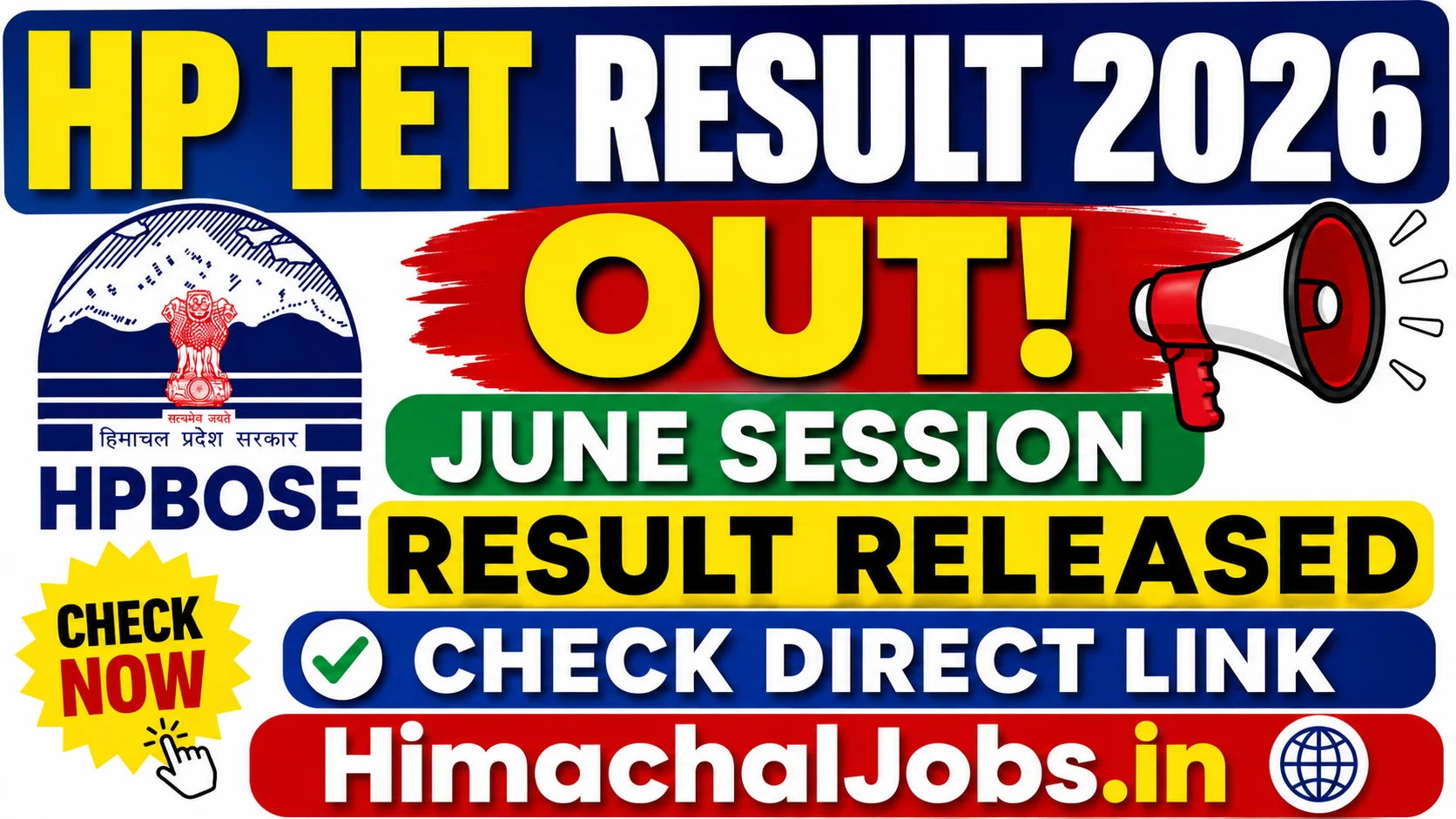 HP TET Result 2026