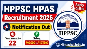 HPPSC HPAS Recruitment 2026
