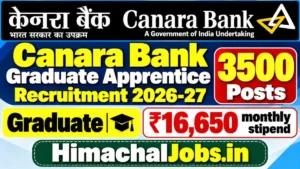 Canara Bank Apprentice 2026