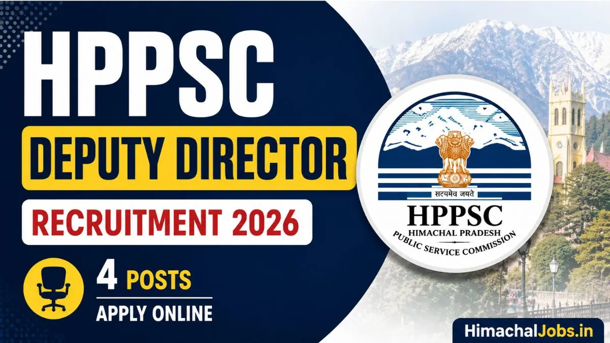 HPPSC Deputy Director Recruitment 2026