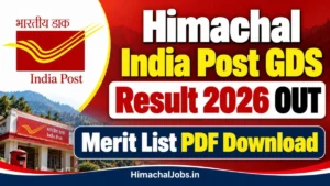 Himachal India Post GDS Result 2026
